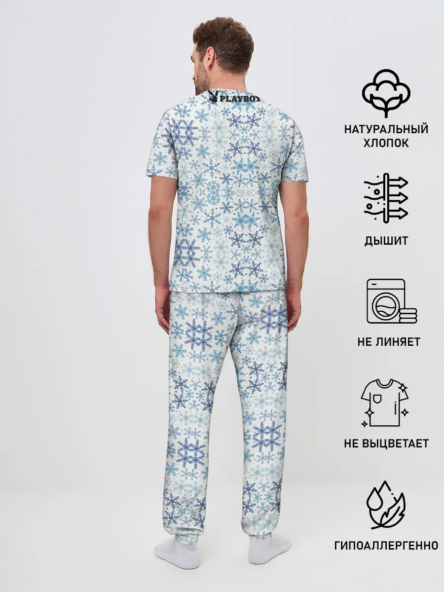 Мужская пижама с брюками / PLAYBOY - NEW YEAR