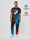 Мужская пижама с брюками / BMW - Снежный