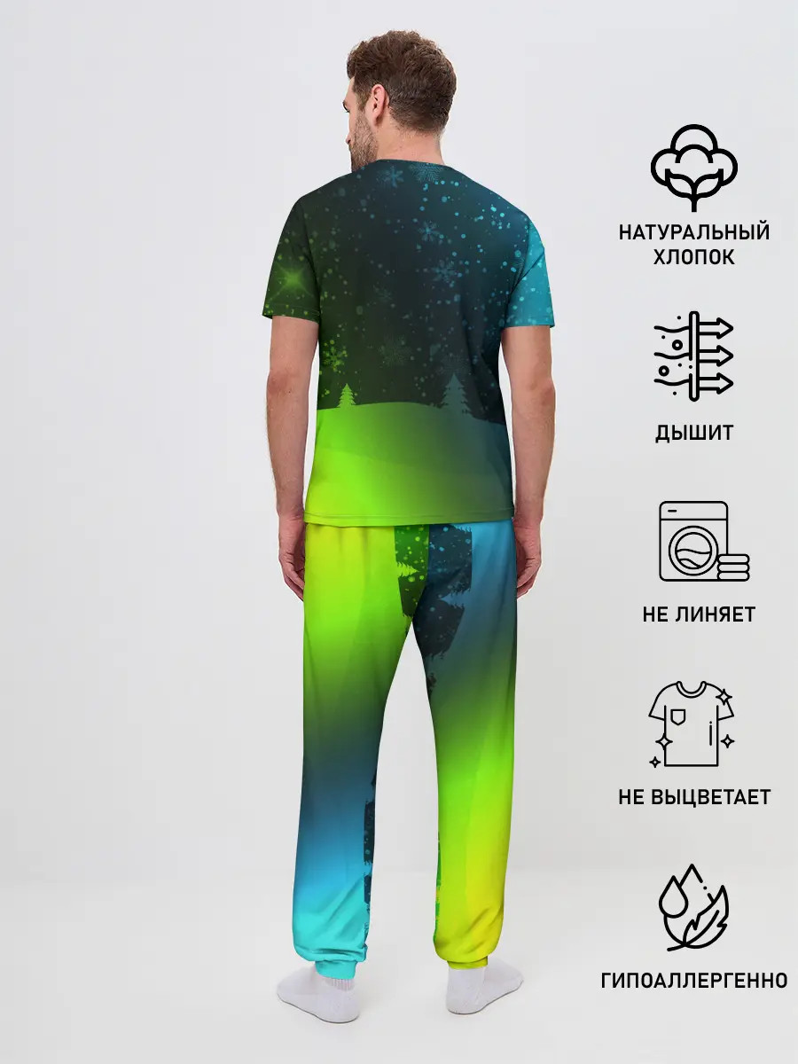 Мужская пижама с брюками / CS GO | КС ГО - Снежный