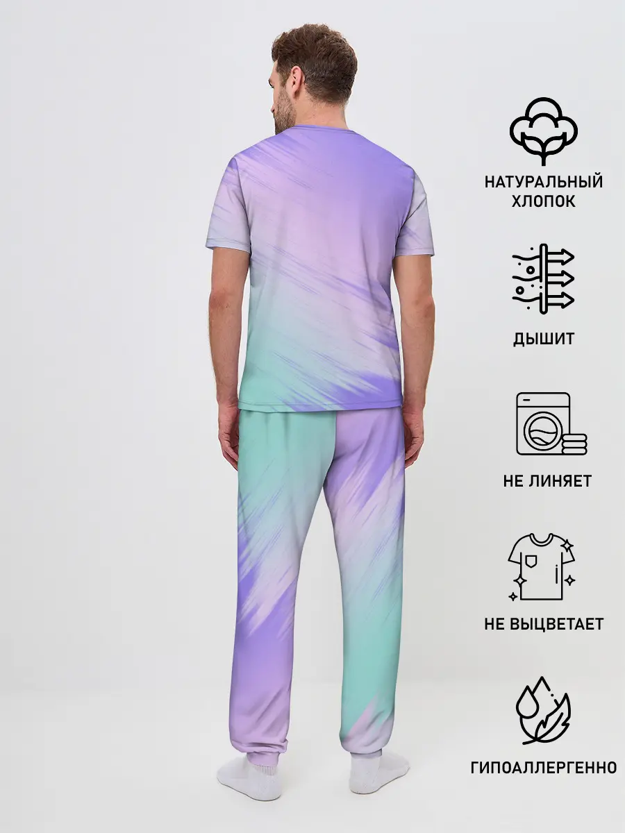 Мужская пижама с брюками / AMONG US GRADIENT