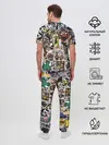 Мужская пижама с брюками / JoJo’s Sticker Bombing