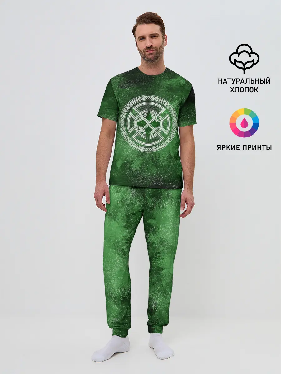 Мужская пижама с брюками / Кельтский Узел
