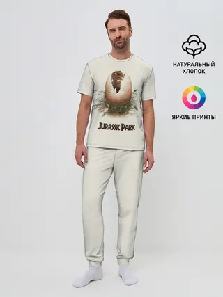 Мужская пижама с брюками / Парк Юрского периода