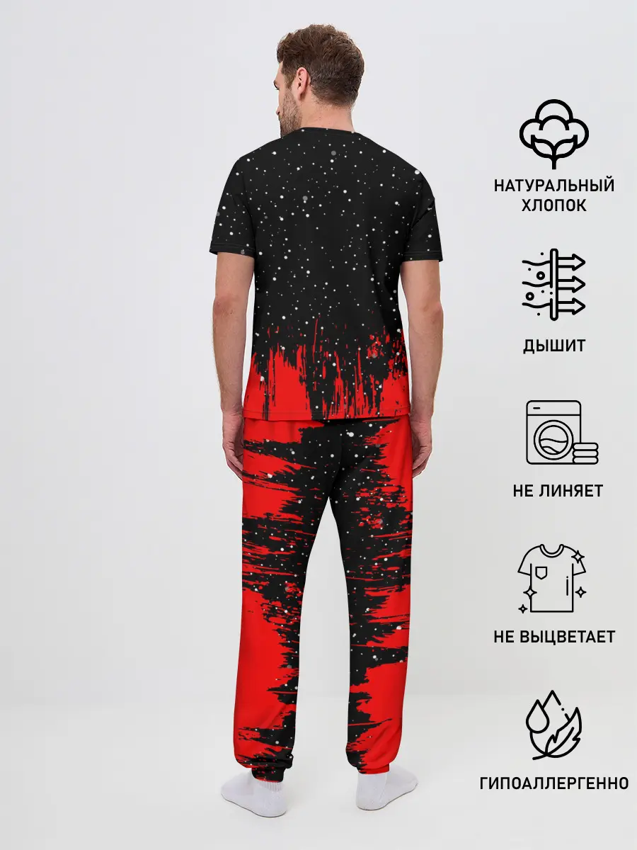 Мужская пижама с брюками / AMONG US - НЕ ВЕРЬ НИКОМУ