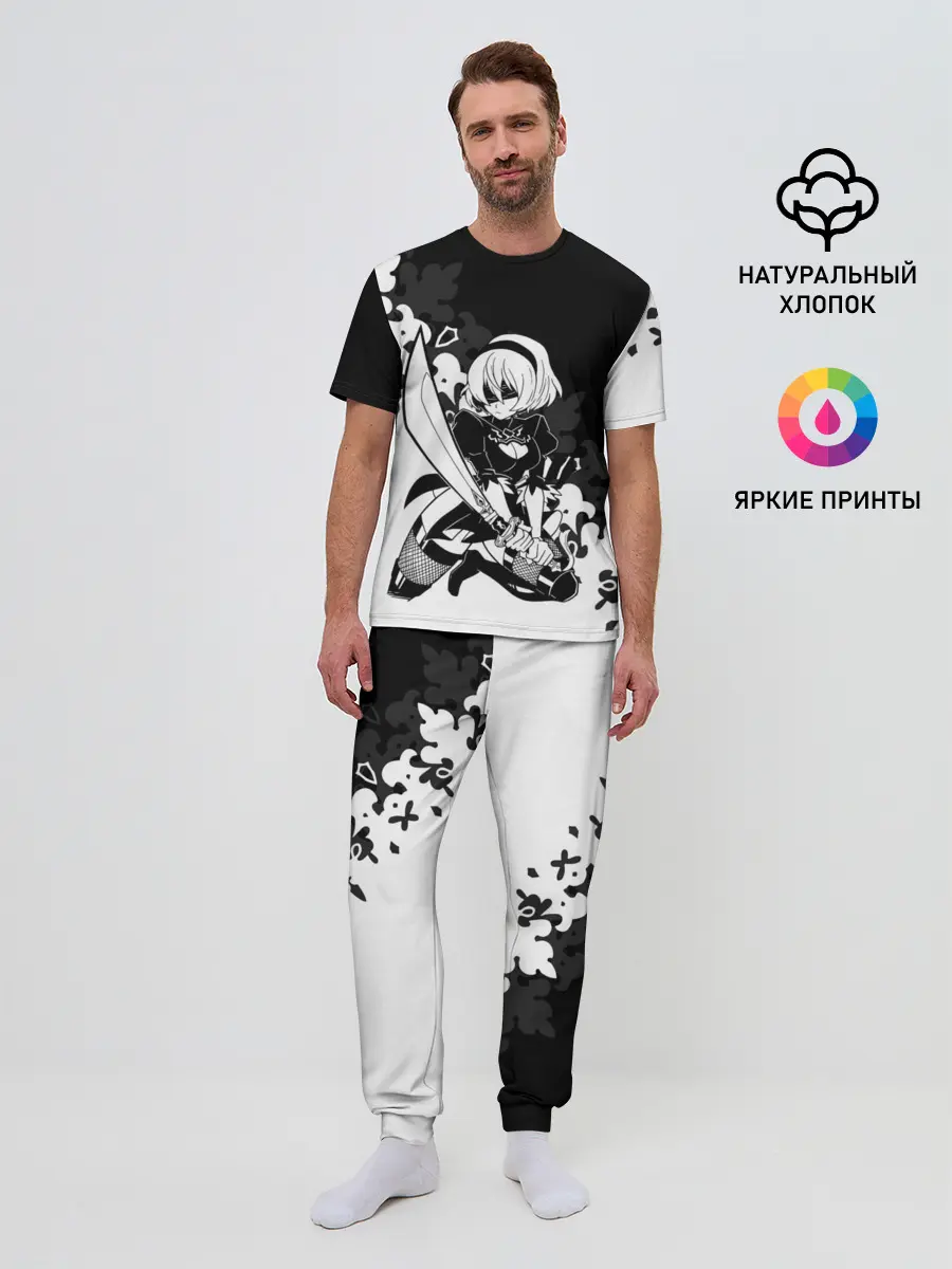 Мужская пижама с брюками / NIER AUTOMATA