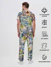 Мужская пижама с брюками / FALLOUT STICKER BOMBING