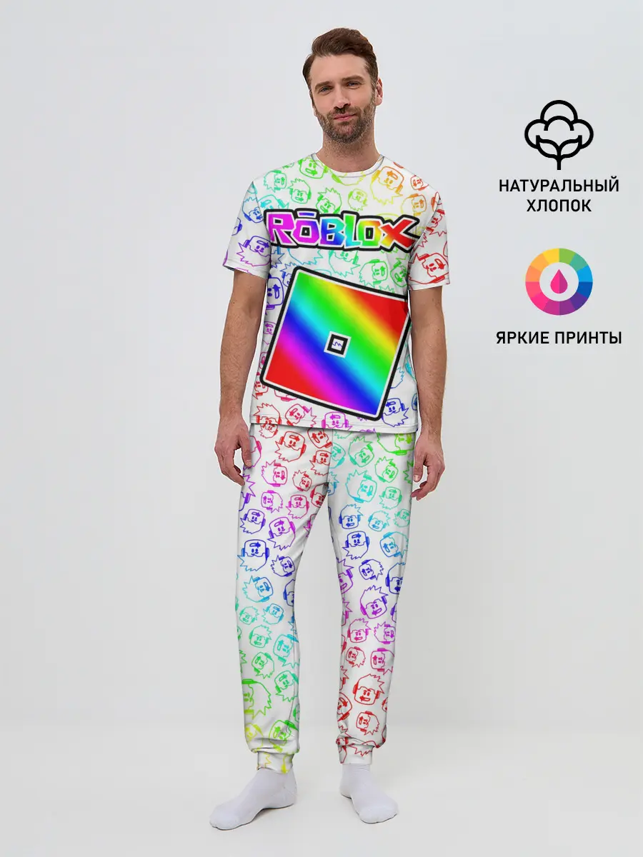 Мужская пижама с брюками / ROBLOX