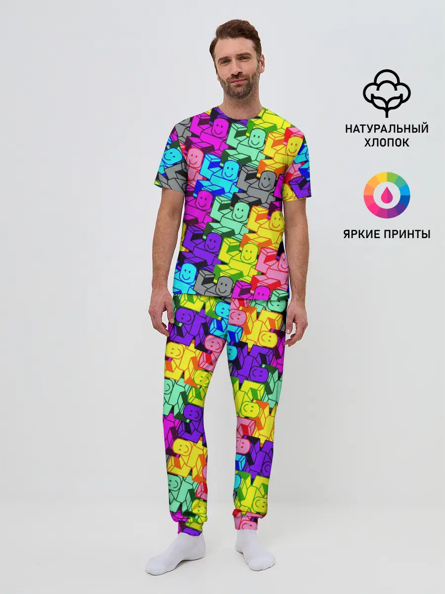 Мужская пижама с брюками / ROBLOX