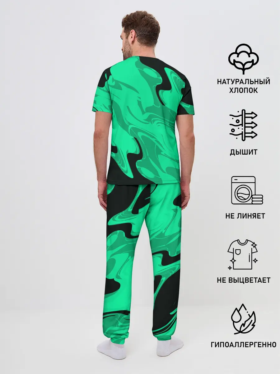 Мужская пижама с брюками / Soccer