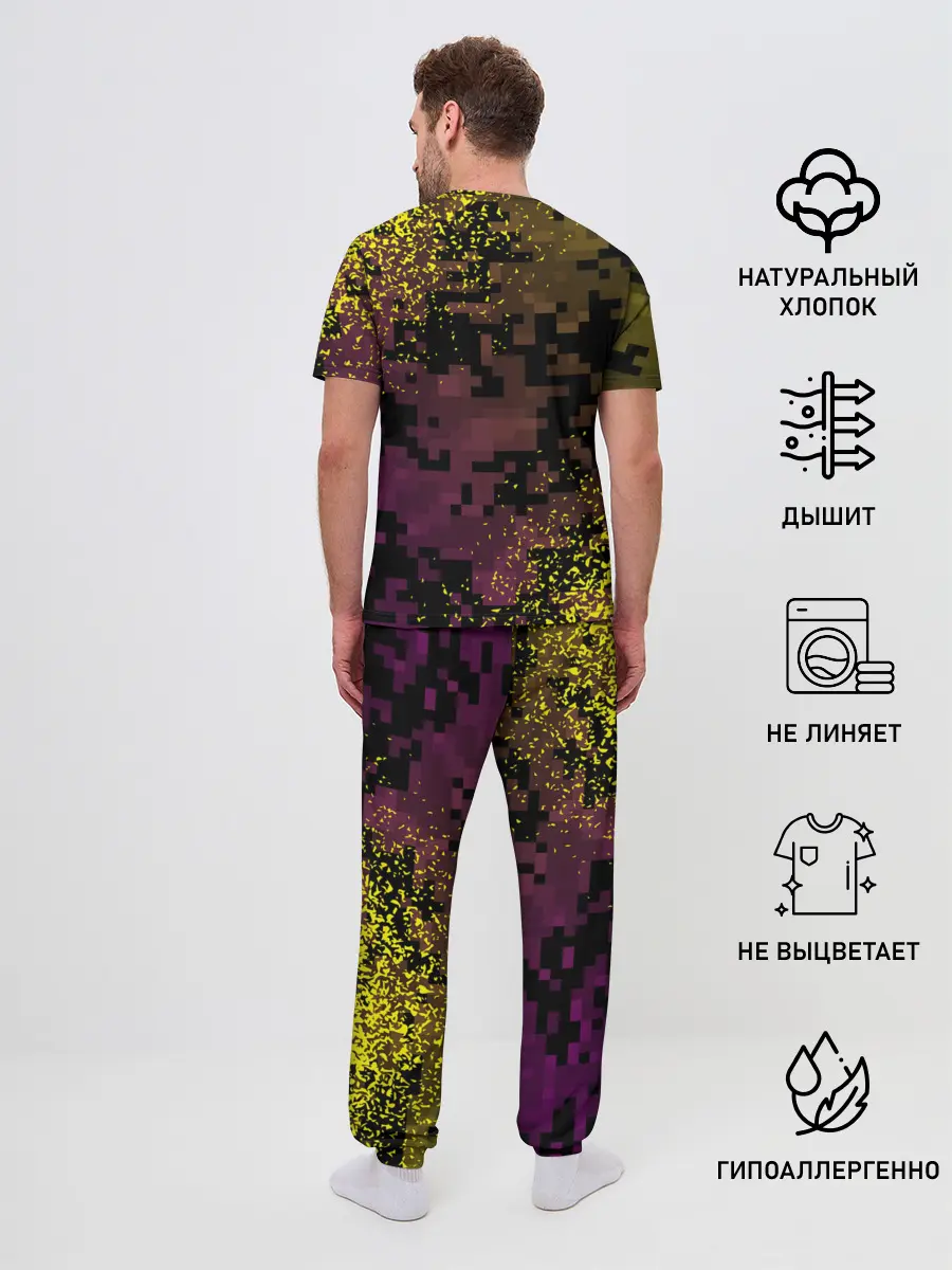 Мужская пижама с брюками / MINECRAFT / МАЙНКРАФТ