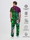 Мужская пижама с брюками / Стена граффити