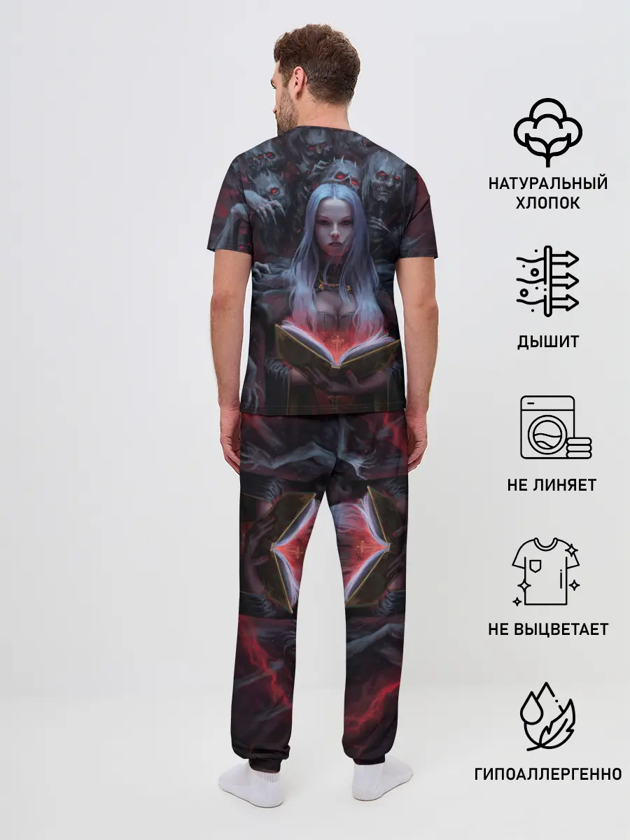 Мужская пижама с брюками / Demonic book
