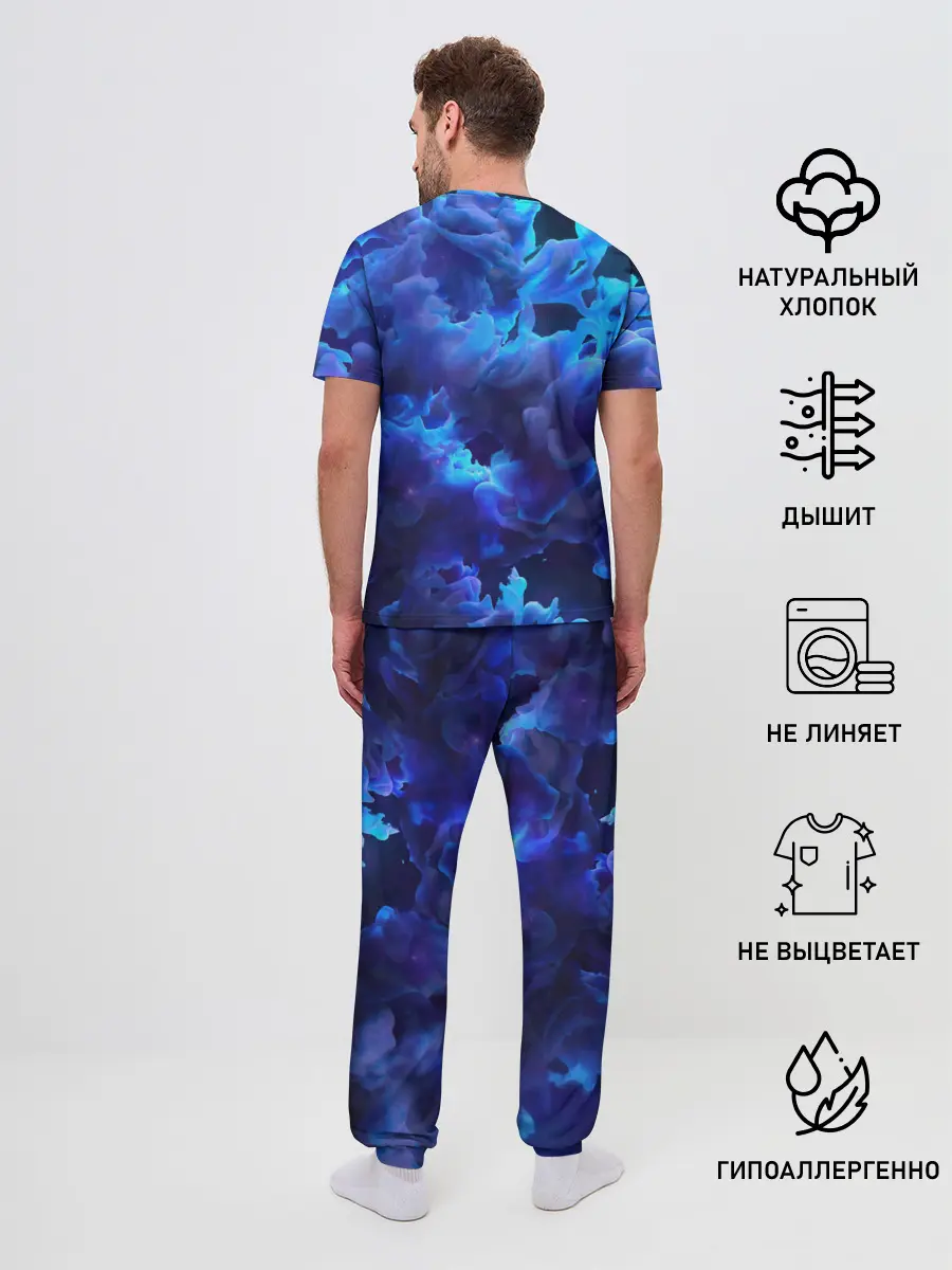 Мужская пижама с брюками / Vaporwave