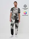 Мужская пижама с брюками / Мрамор