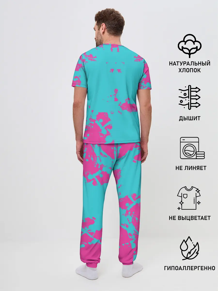 Мужская пижама с брюками / Fall Guys: Ultimate Knockout