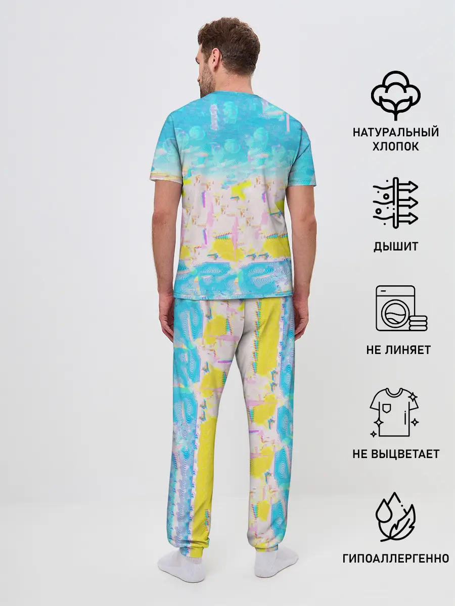 Мужская пижама с брюками / Fall Guys
