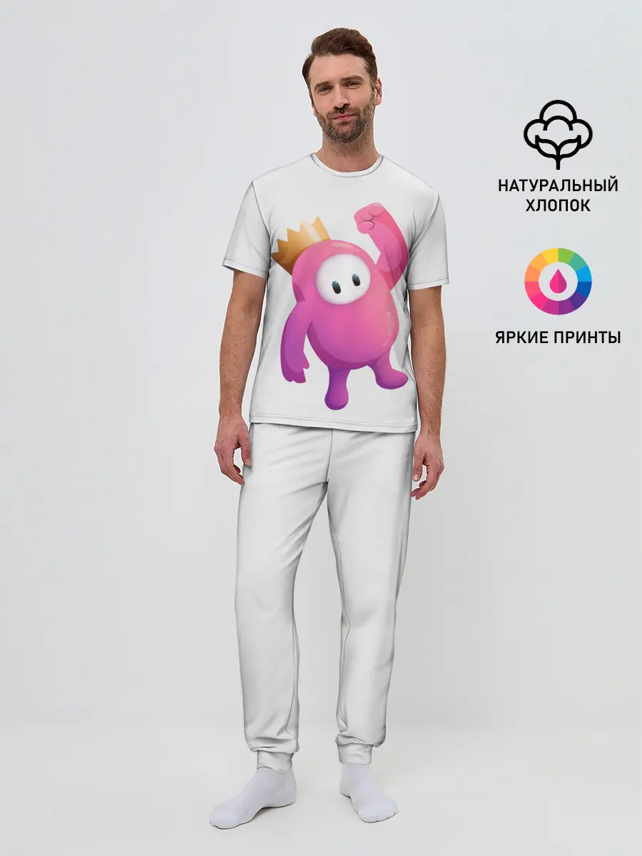 Мужская пижама с брюками / Fall Guys