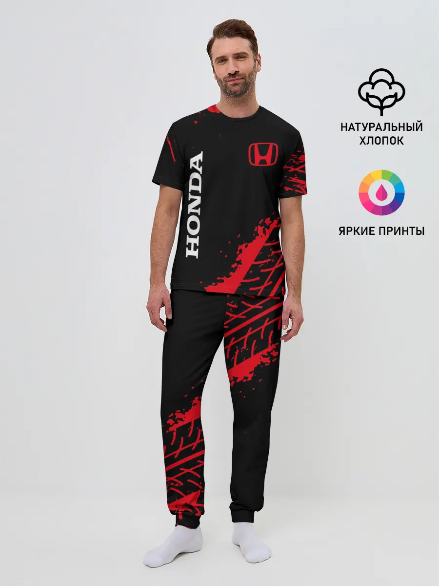 Мужская пижама с брюками / HONDA / ХОНДА