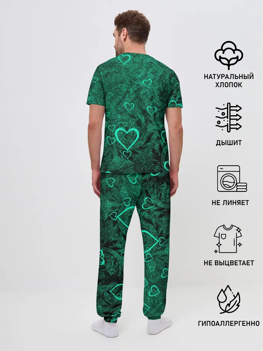 Мужская пижама с брюками / Billie Eilish | Билли Айлиш