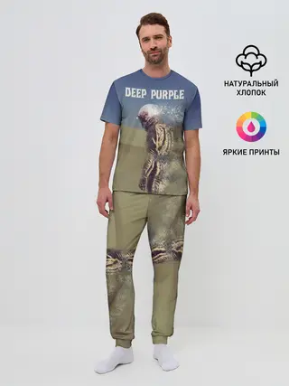 Мужская пижама с брюками / Deep Purple Whoosh