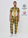 Мужская пижама с брюками / Жираф