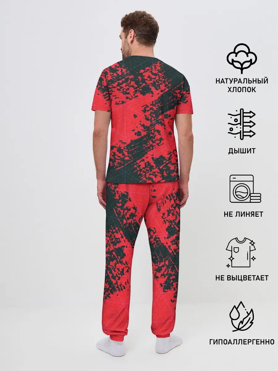 Мужская пижама с брюками / Mitsubishi