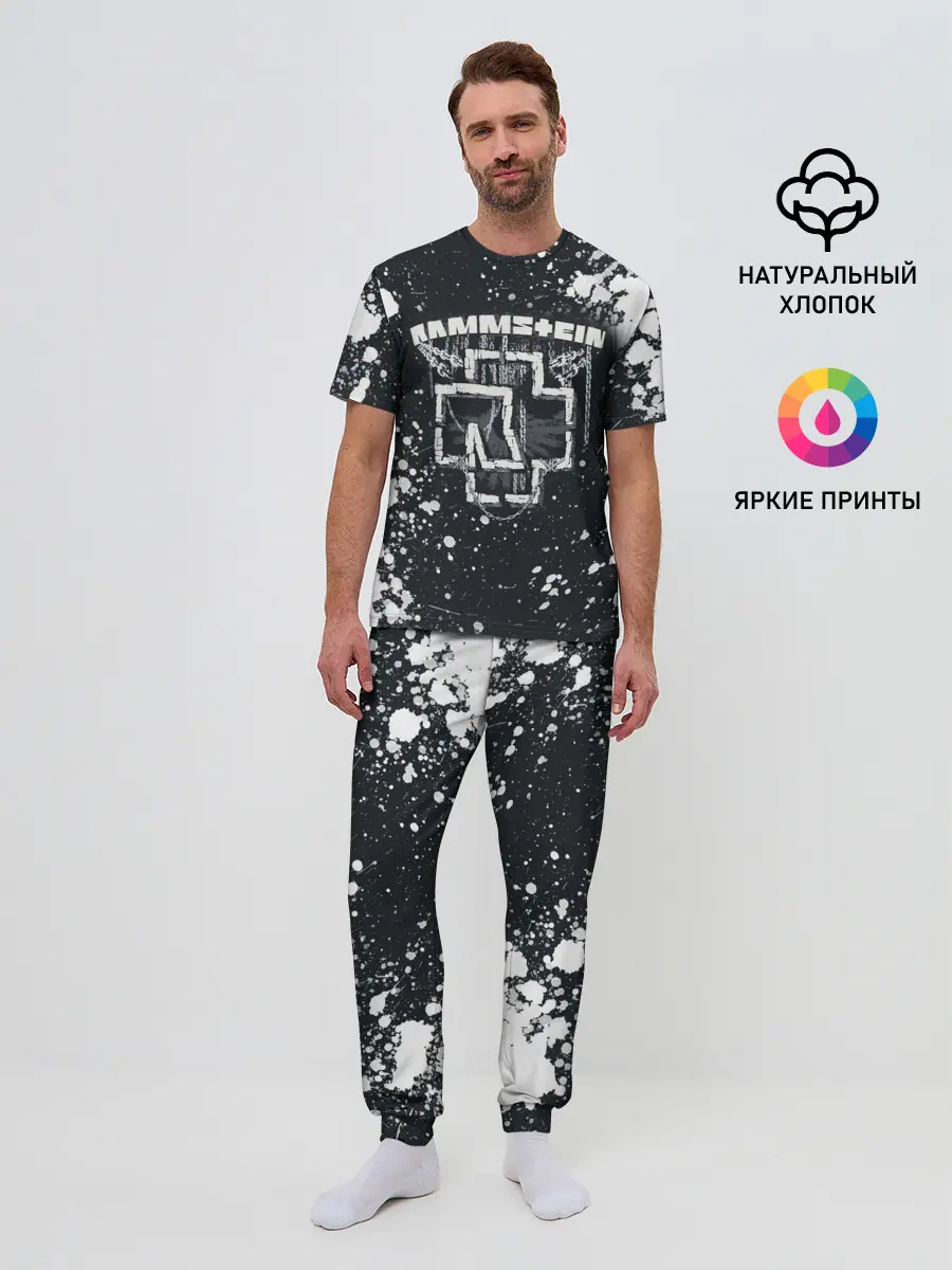 Мужская пижама с брюками / RAMMSTEIN