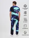 Мужская пижама с брюками / Blue Neons