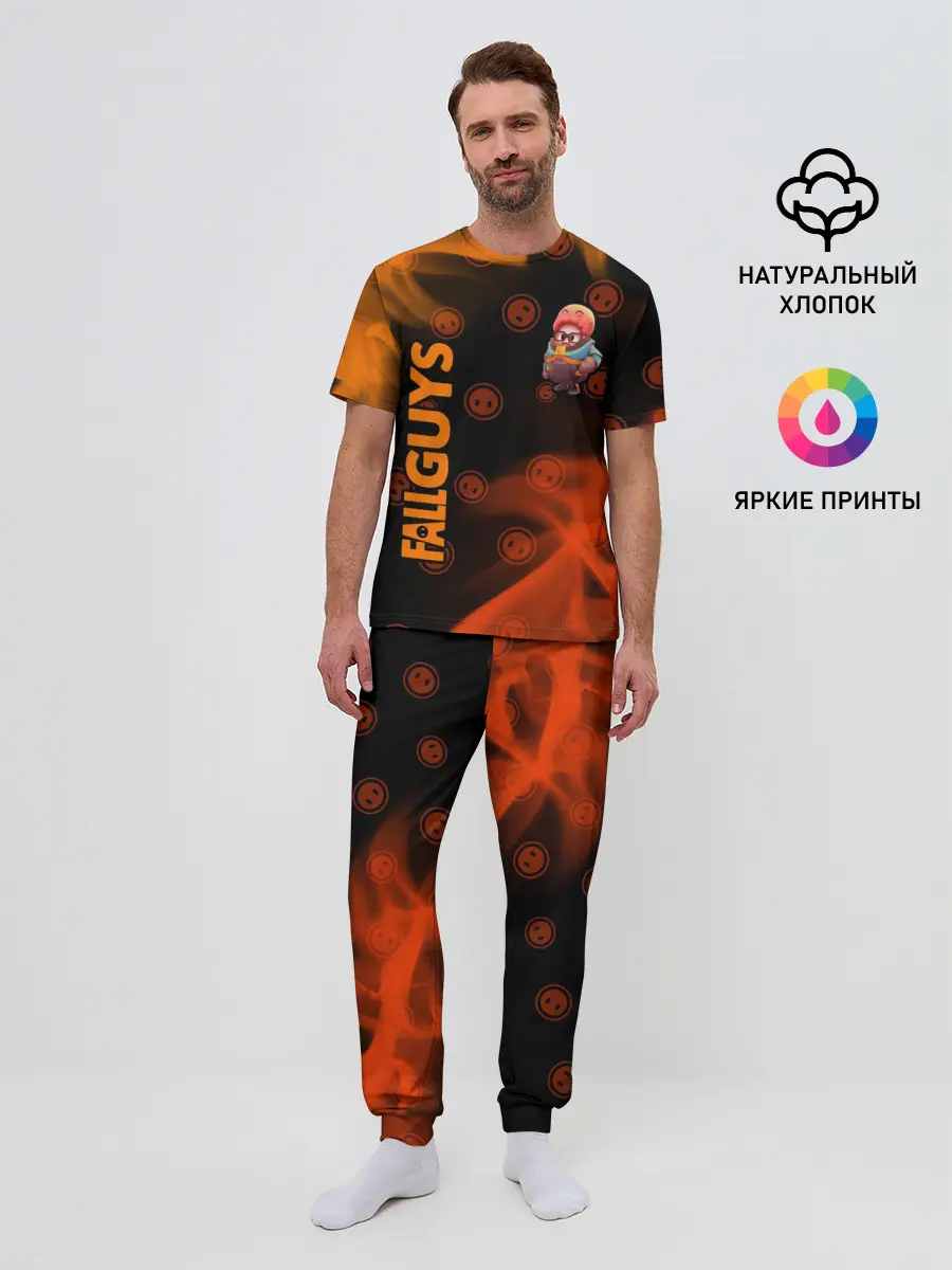 Мужская пижама с брюками / FALL GUYS HALF-LIFE / ФОЛ ГАЙС