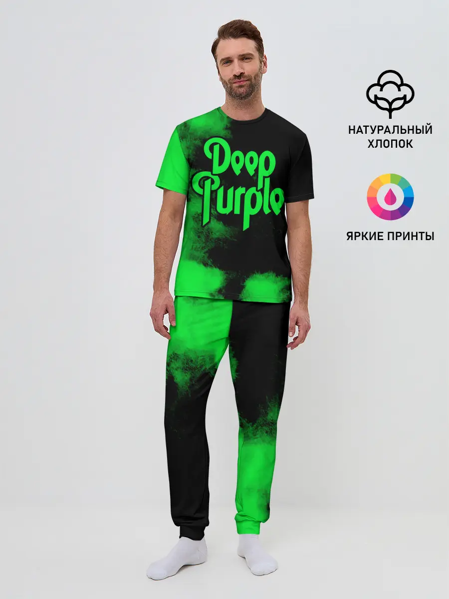 Мужская пижама с брюками / Deep Purple