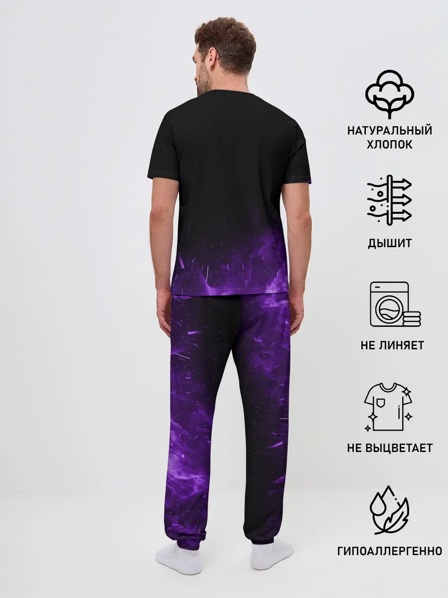 Мужская пижама с брюками / Black Sabbath NEON