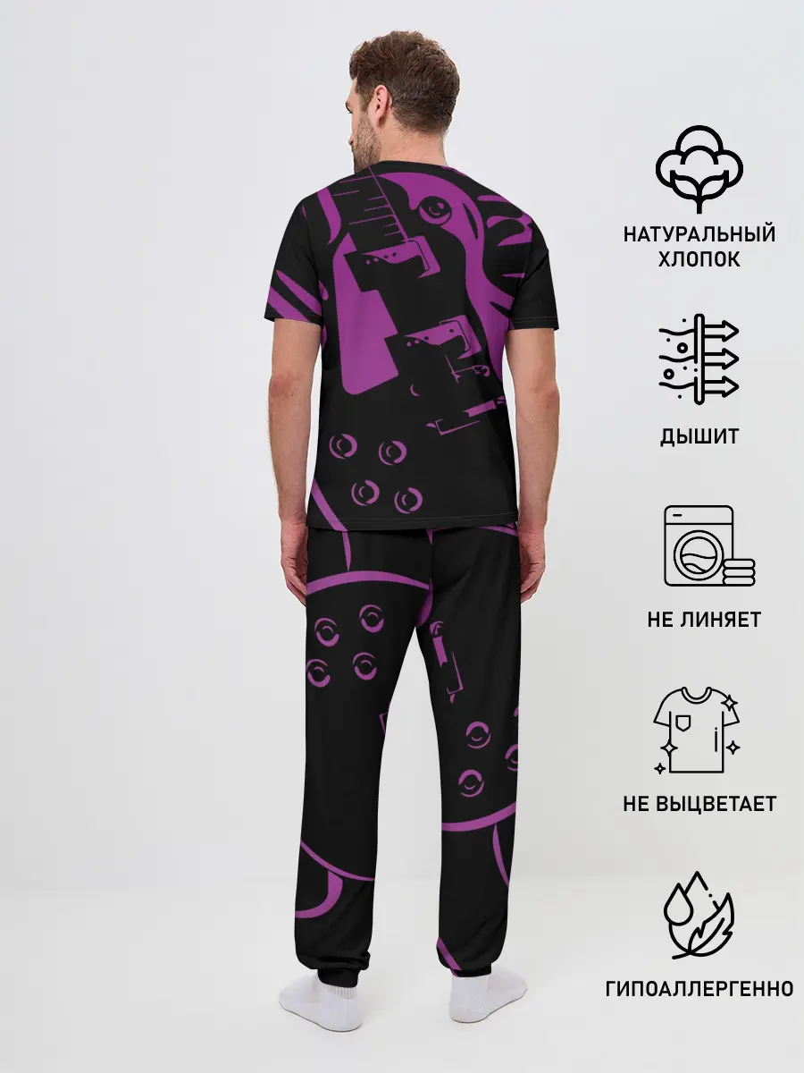 Мужская пижама с брюками / Deep Purple