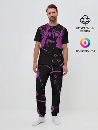 Мужская пижама с брюками / Deep Purple