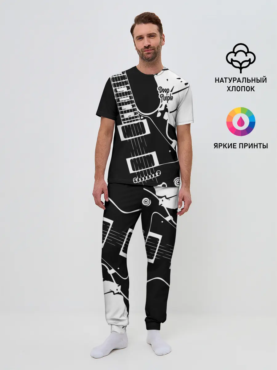 Мужская пижама с брюками / Deep Purple