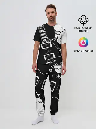 Мужская пижама с брюками / Deep Purple