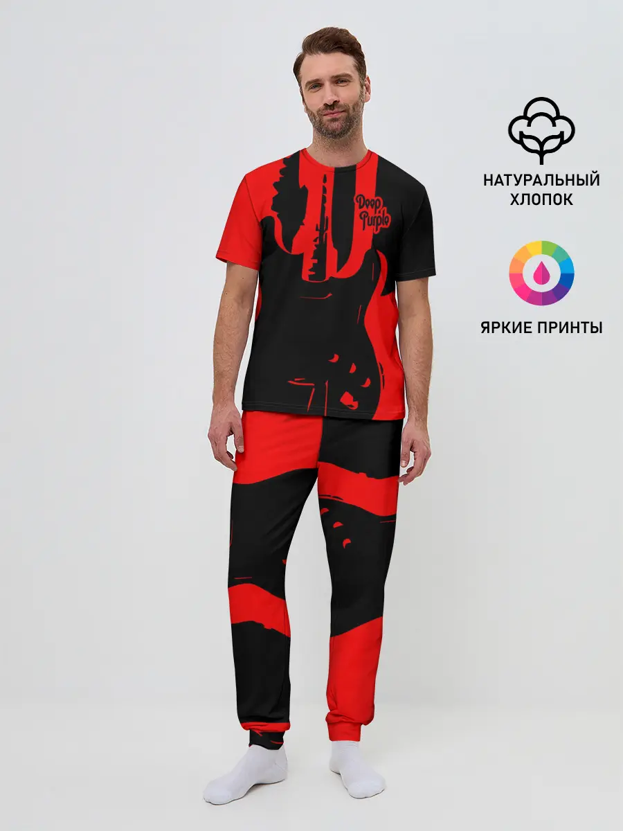 Мужская пижама с брюками / Deep Purple