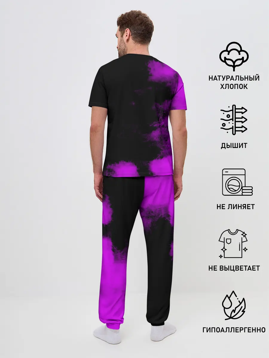 Мужская пижама с брюками / Deep Purple
