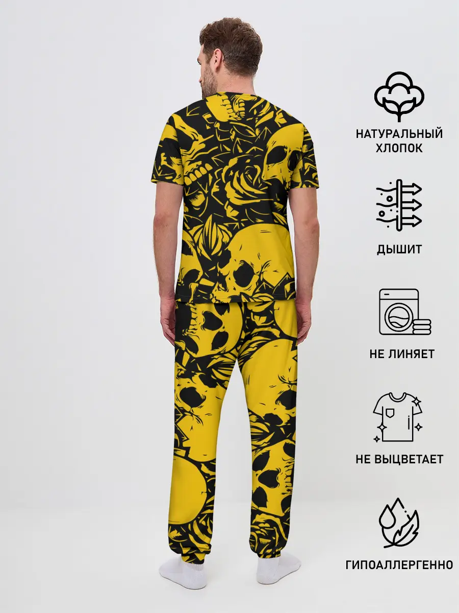 Мужская пижама с брюками / Deep Purple