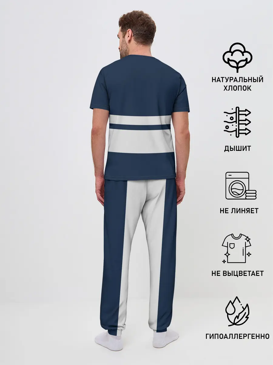 Мужская пижама с брюками / ВИННИПЕГ ДЖЕТС НХЛ