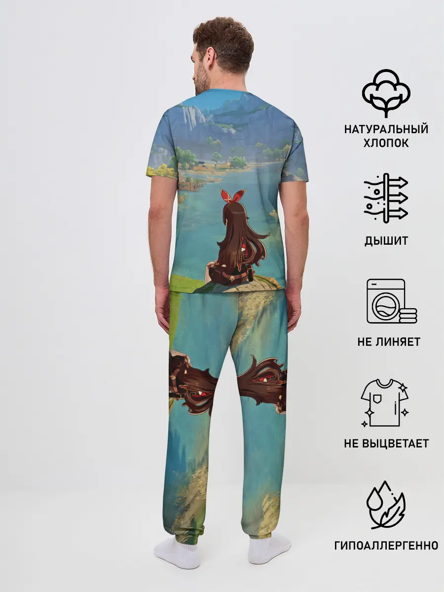 Мужская пижама с брюками / Genshin Impact