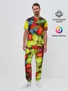 Мужская пижама с брюками / Фруктовый рай