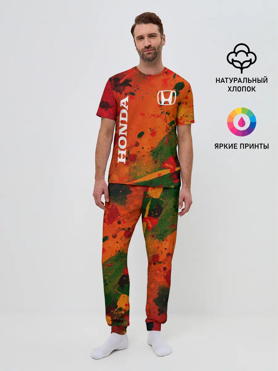 Мужская пижама с брюками / HONDA / ХОНДА