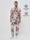Мужская пижама с брюками / Pop art