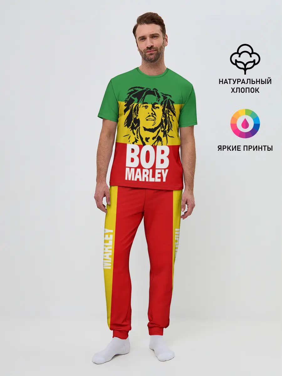 Мужская пижама с брюками / Bob Marley