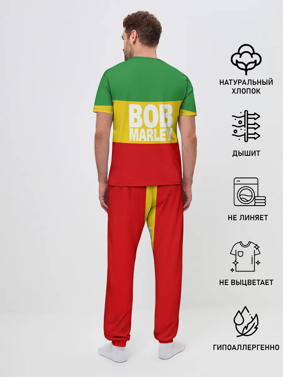 Мужская пижама с брюками / Bob Marley