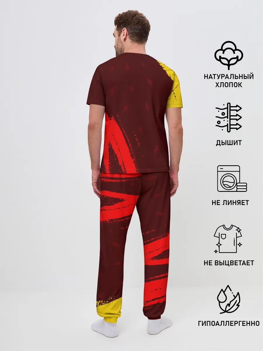 Мужская пижама с брюками / AC DС
