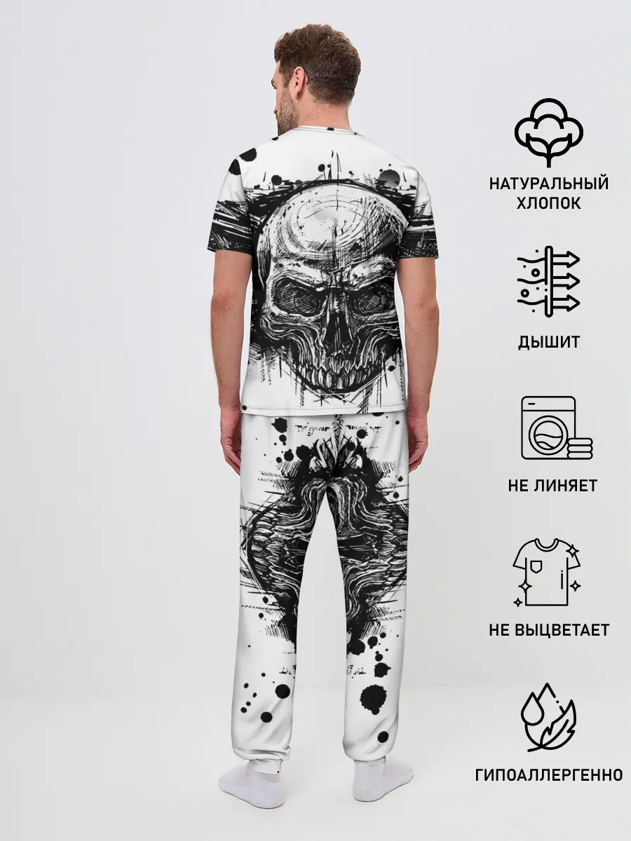 Мужская пижама с брюками / Metallica