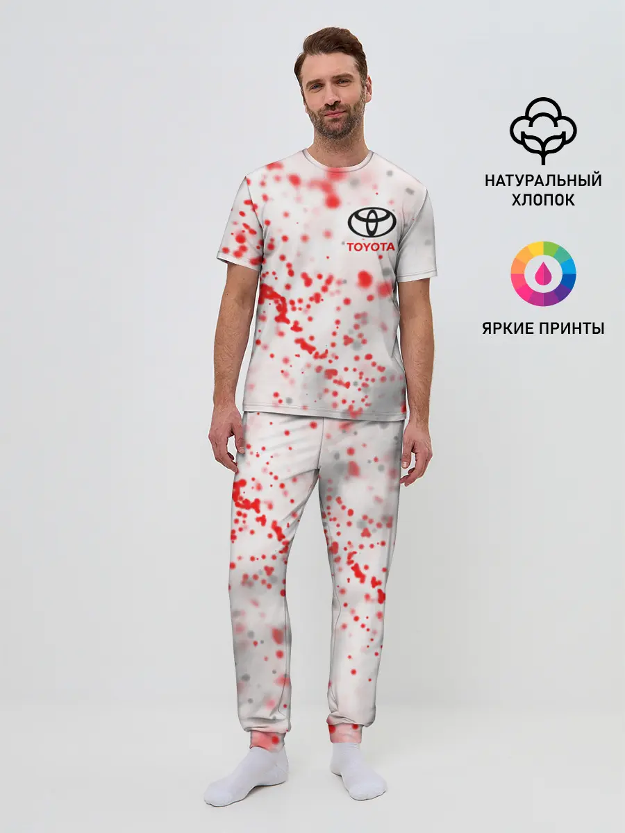 Мужская пижама с брюками / TOYOTA / ТОЙОТА