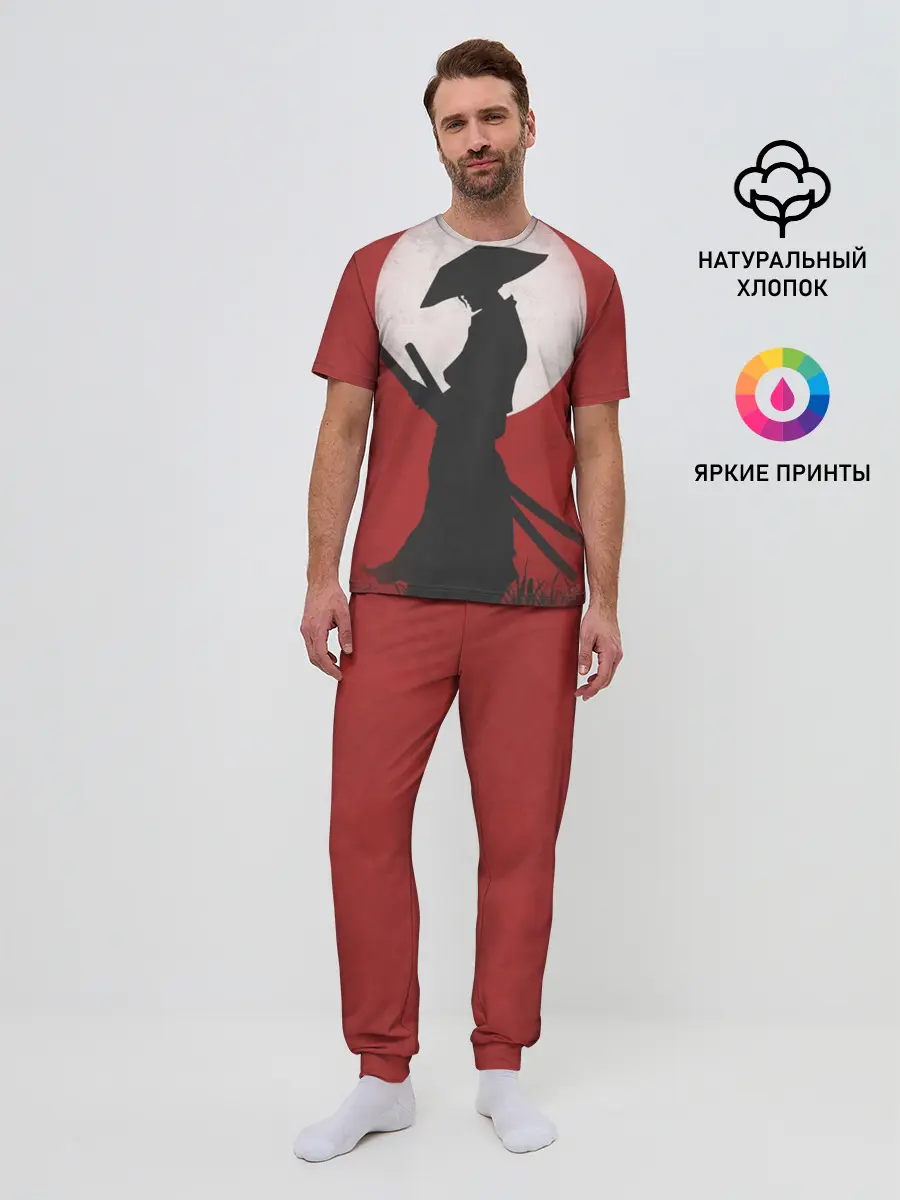 Мужская пижама с брюками / Last samurai