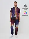 Мужская пижама с брюками / Гитара огня
